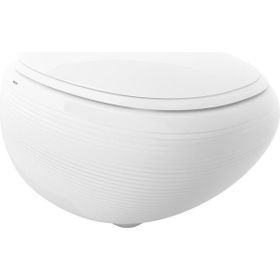 Bocchi 1412-001-0128 Parlak Beyaz Strata Rimless Kapak Dahil Asma Kanalsız Klozet