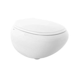 Bocchi 1412-001-0128 Parlak Beyaz Strata Rimless Kapak Dahil Asma Kanalsız Klozet