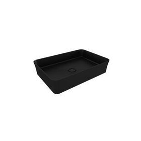 Bocchi 1476-004-0125 Dikdörtgen 55 cm Mat Siyah Çanak Lavabo