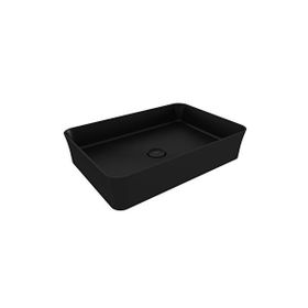 Bocchi 1476-004-0125 Dikdörtgen 55 cm Mat Siyah Çanak Lavabo