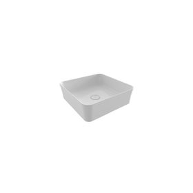 Bocchi 1477-001-0125 Kare 38 cm Parlak Beyaz Çanak Lavabo