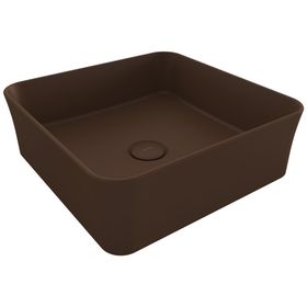 Bocchi 1477-025-0125 Kare 38 cm Mat Kahve Çanak Lavabo