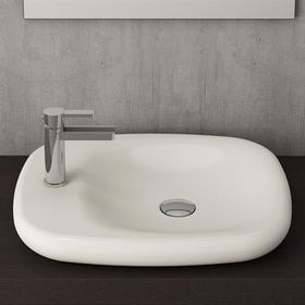 Bocchi 1489-014-0126 Fenice 54 cm P Bisküvi Tezgah Üstü Lavabo