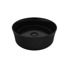 Bocchi 1494-005-0125 Slim Line Yuvarlak 38 cm Parlak Siyah Lavabo
