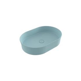 Bocchi 1521-029-0125 Oval 55 cm Mat Buz Mavisi Çanak Lavabo