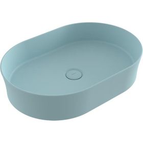 Bocchi 1521-029-0125 Oval 55 cm Mat Buz Mavisi Çanak Lavabo