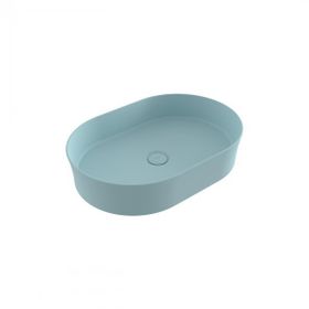Bocchi 1521-029-0125 Oval 55 cm Mat Buz Mavisi Çanak Lavabo