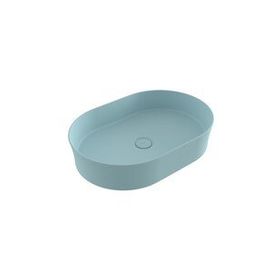 Bocchi 1521-029-0125 Oval 55 cm Mat Buz Mavisi Çanak Lavabo