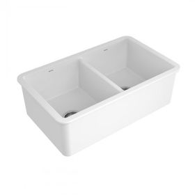 Bocchi 1640-001-0120-01 Sotto 85 cm Beyaz Çift Gözlü Eviye