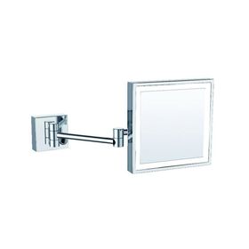 Bocchi 3056 0005 Çift Kollu Led Işıklı Kare 3x Krom Ayna