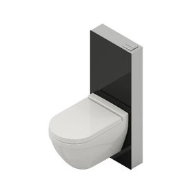Bocchi 8100-1000 Siyah Glassbox Klozet Hariç Asma Klozet Rezervuar Seti