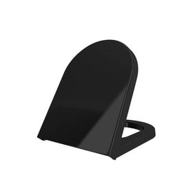 Bocchi A0302-005 Kısa Parlak Siyah Pure S Klozet Kapağı