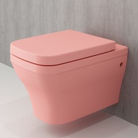 Bocchi A0322-032 Scala Arch Yavaş Kapanır Mat Somon Klozet Kapağı
