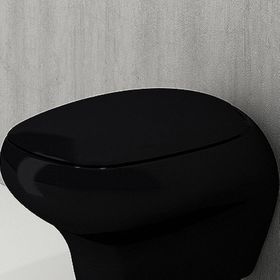 Bocchi A0327005 Fenice Parlak Siyah Klozet Kapağı