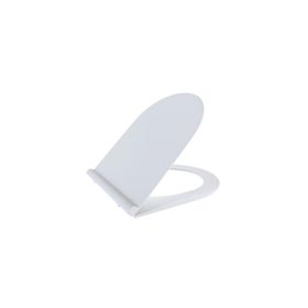 Bocchi A0330-002 Mat Beyaz Yavaş Kapanır Pure Slim Klozet Kapağı