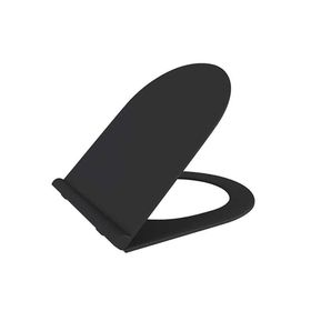 Bocchi A0330-004 Mat Siyah Yavaş Kapanır Pure Slim Klozet Kapağı