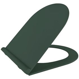 Bocchi A0330-027 Mat Yeşil Yavaş Kapanır Pure Slim Klozet Kapağı