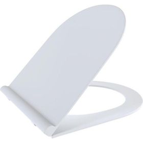 Bocchi A0335-001 Parlak Beyaz Yavaş Kapanır Pure Slim Klozet Kapağı