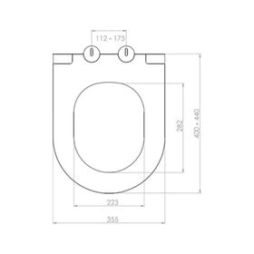 Bocchi A0336-029 Pure Slim Mat Buz Mavisi Klozet Kapağı