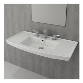 Bocchi Classico Lavita 100 cm Mat Beyaz Lavabo