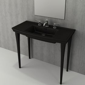 Bocchi Classico Lavita 100 cm Mat Siyah Lavabo