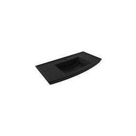 Bocchi Classico Lavita 100 cm Mat Siyah Lavabo