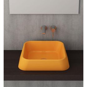 BOCCHI Elba 1005-021-0125 42 cm Mandalina Sarısı Çanak Lavabo