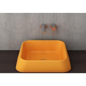 BOCCHI Elba 1005-021-0125 42 cm Mandalina Sarısı Çanak Lavabo