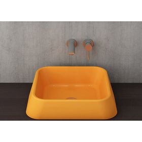 BOCCHI Elba 1005-021-0125 42 cm Mandalina Sarısı Çanak Lavabo