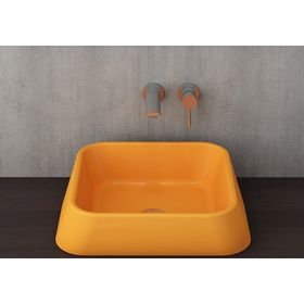 BOCCHI Elba 1005-021-0125 42 cm Mandalina Sarısı Çanak Lavabo