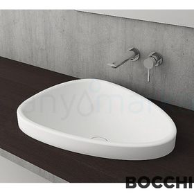 Bocchi Etna 1112-002-0125 58 cm Mat Beyaz Tezgah Üstü Lavabo