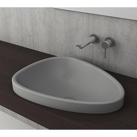 Bocchi Etna 1112-006-0125 58 cm Gri Tezgah Üstü Lavabo