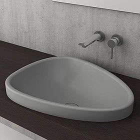 Bocchi Etna 1112-006-0125 58 cm Gri Tezgah Üstü Lavabo