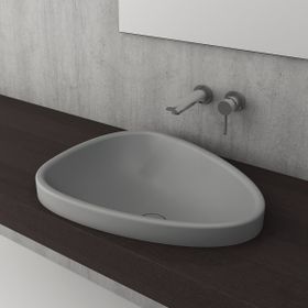 Bocchi Etna 1112-006-0125 58 cm Gri Tezgah Üstü Lavabo