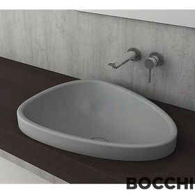 Bocchi Etna 1112-006-0125 58 cm Gri Tezgah Üstü Lavabo