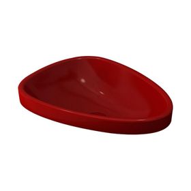 Bocchi Etna 1112-019-0125 58 cm Kırmızı Tezgah Üstü Lavabo