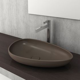 Bocchi Etna 58 cm Çanak Mat Kahve Lavabo