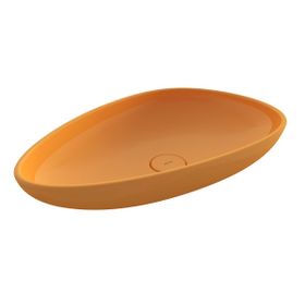 Bocchi Etna 58 cm Çanak Parlak Mandalina Sarısı Lavabo