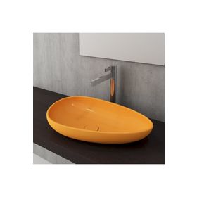 Bocchi Etna 58 cm Mandalina Sarısı Çanak Lavabo