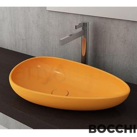 Bocchi Etna 58 cm Mandalina Sarısı Çanak Lavabo
