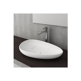 Bocchi Etna 58 cm Mat Beyaz Çanak Lavabo