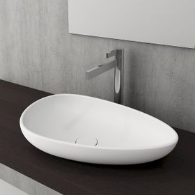 Bocchi Etna 58 cm Mat Beyaz Çanak Lavabo