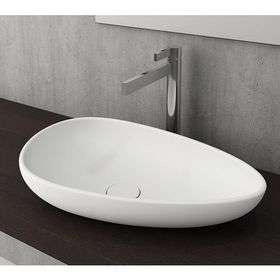 Bocchi Etna 58 cm Mat Beyaz Çanak Lavabo