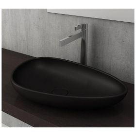 Bocchi Etna 58 cm Mat Siyah Çanak Lavabo