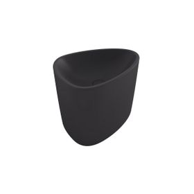Bocchi Etna 58 cm Tezgah Üstü Monoblok Mat Antrasit Lavabo