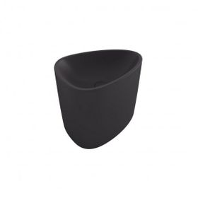 Bocchi Etna 58 cm Tezgah Üstü Monoblok Mat Antrasit Lavabo