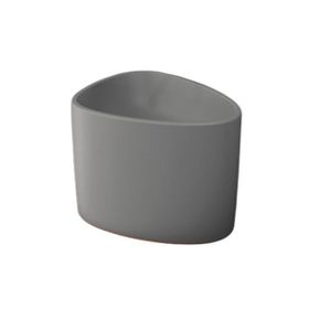 Bocchi Etna 58 cm Tezgah Üstü Monoblok Mat Gri Lavabo