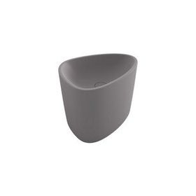 Bocchi Etna 58 cm Tezgah Üstü Monoblok Mat Gri Lavabo