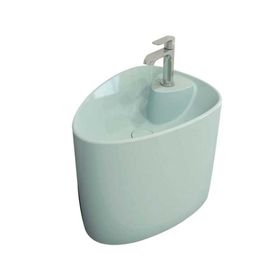 Bocchi Etna 58 cm Tezgah Üstü Monoblok Mat Gri Lavabo