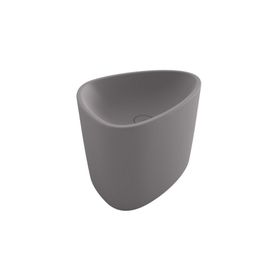 Bocchi Etna 58 cm Tezgah Üstü Monoblok Mat Gri Lavabo